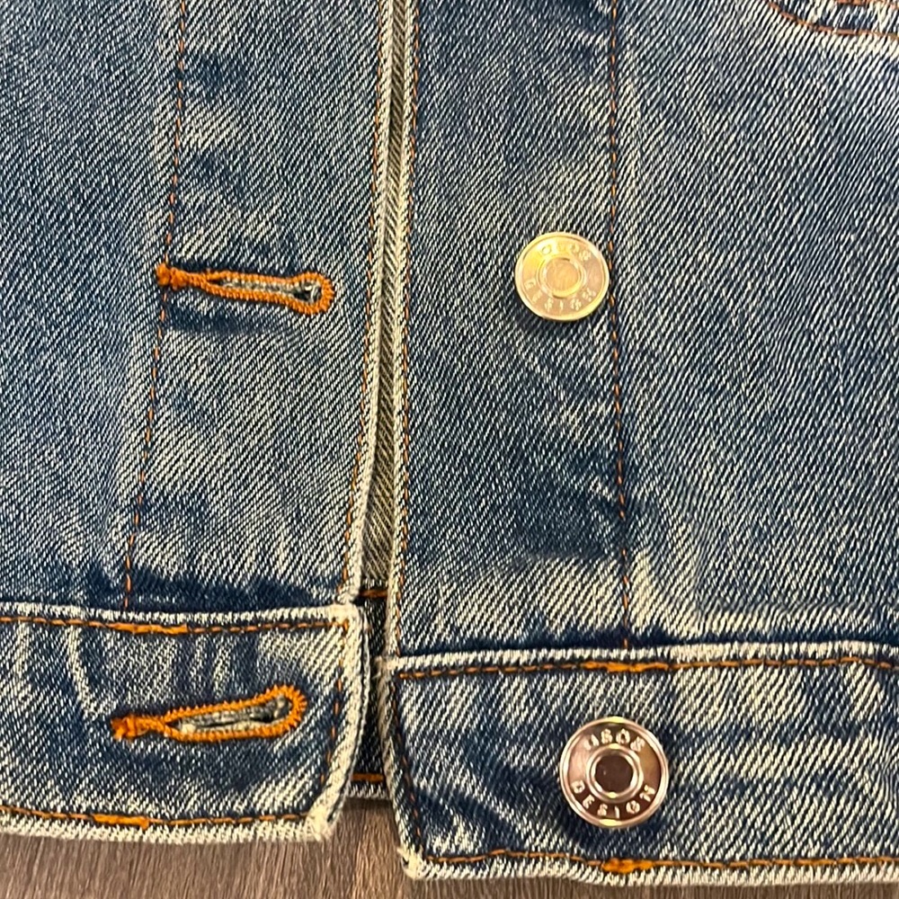 Asos - Cropped Jean Jacket - US Size 6 - Picture 10 of 16
